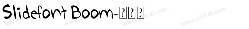 Slidefont Boom字体转换